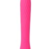 Svakom Anya Silicone Heating Vibrator - Plum Red/Silver