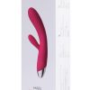 Svakon Angel Rechargeable Silicone Rabbit Vibrator - Pink/Silver