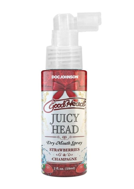 GoodHead Juicy Head Dry Mouth Spray - Strawberries andamp; Champagne 2oz