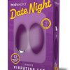 Bodywand Date Night Rechargeable Silicone Egg Vibrator with Remote Control - Purple