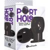 The 9`s - Port Hole Hollow Butt Plug - Black