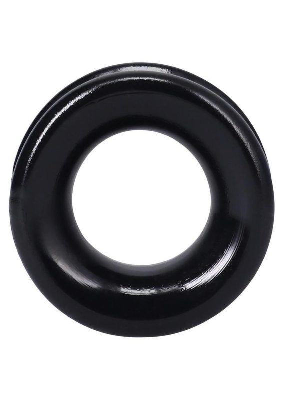 Rock Solid The Convex Cock Ring - Black