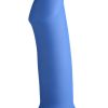 Squeeze-It Squeezable Thick Dildo - 6.9in - Blue