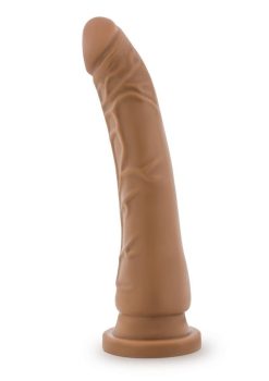 Dr. Skin Dr. Noah Silicone Dildo with Suction Cup 8in - Mocha