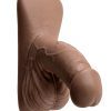 Gender X Silicone Packer Dildo 4in - Caramel