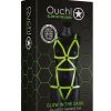 Ouch! Full Body Harness Glow in the Dark - Small/Medium - Green