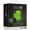 Ouch Vibrating Masturbator Glow in the Dark - Green