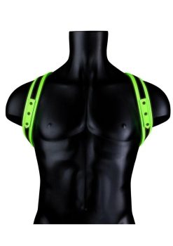Ouch! Sling Harness Glow in the Dark - Large/XLarge - Green