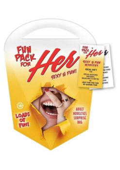 Fun Pack for Her Gift Bag - Yellow/Red