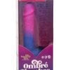 Naughty Bits Ombre Hombre XL Rechargeable Silicone Vibrating Dildo - Pink