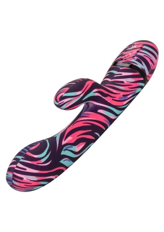Naughty Bits Menage A Moi Silicone Rechargeable Dual Wand - Multicolor