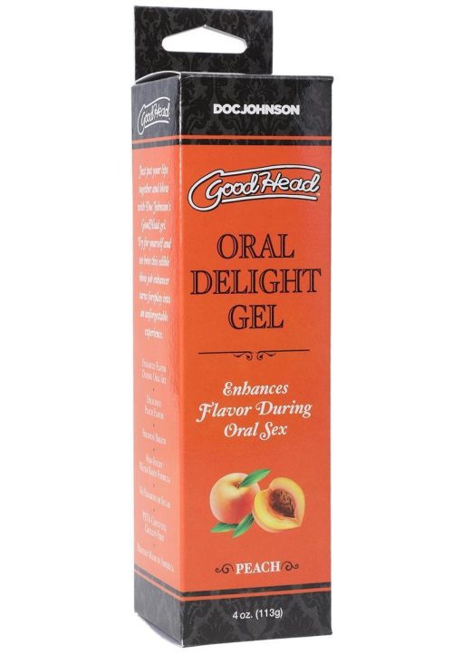 GoodHead Oral Delight Gel Flavored Peach 4oz