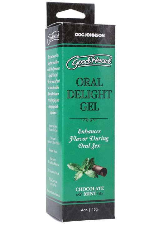 GoodHead Oral Delight Gel Flavored Chocolate Mint 4oz