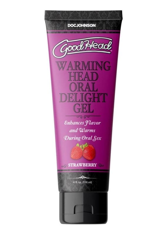 GoodHead Warming Head Oral Delight Gel Flavored Strawberry 4oz - Bulk