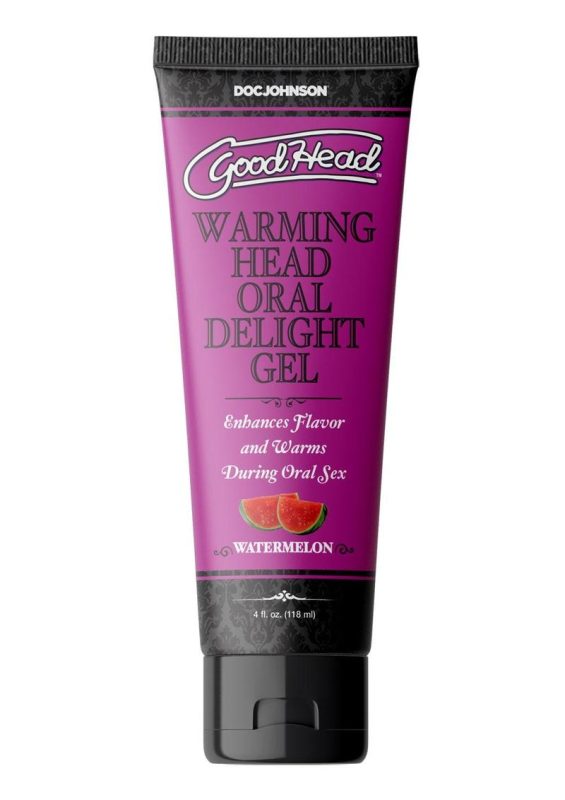GoodHead Warming Head Oral Delight Gel Flavored Watermelon 4oz - Bulk