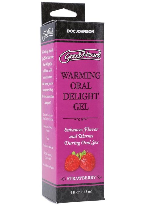 GoodHead Warming Head Oral Delight Gel Flavored Strawberry 4oz