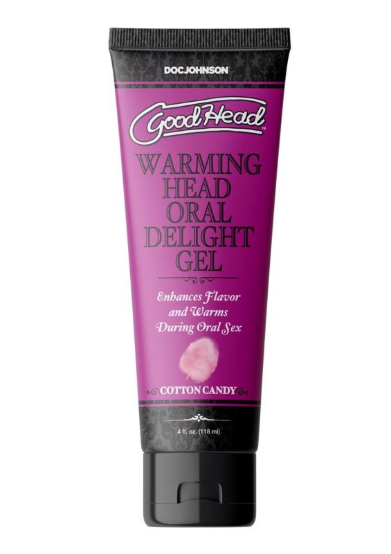GoodHead Warming Head Oral Delight Gel Flavored Cotton Candy 4oz - Bulk