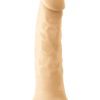 Colours Pleasures Silicone Vibrating Dildo 7in - Vanilla