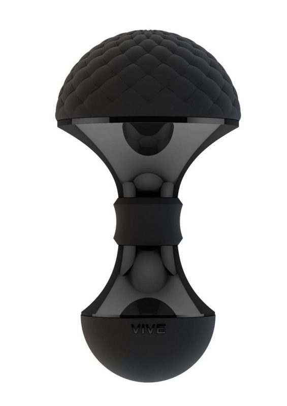 Vive Enoki Rechargeable Silicone Bendable Massager - Black