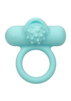 Couple`s Enhancers Silicone Rechargeable Nubby Lover`s Delight - Teal