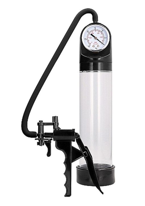 Pumped By Shots Elite Pump with Advanced PSI Gauge - Clear