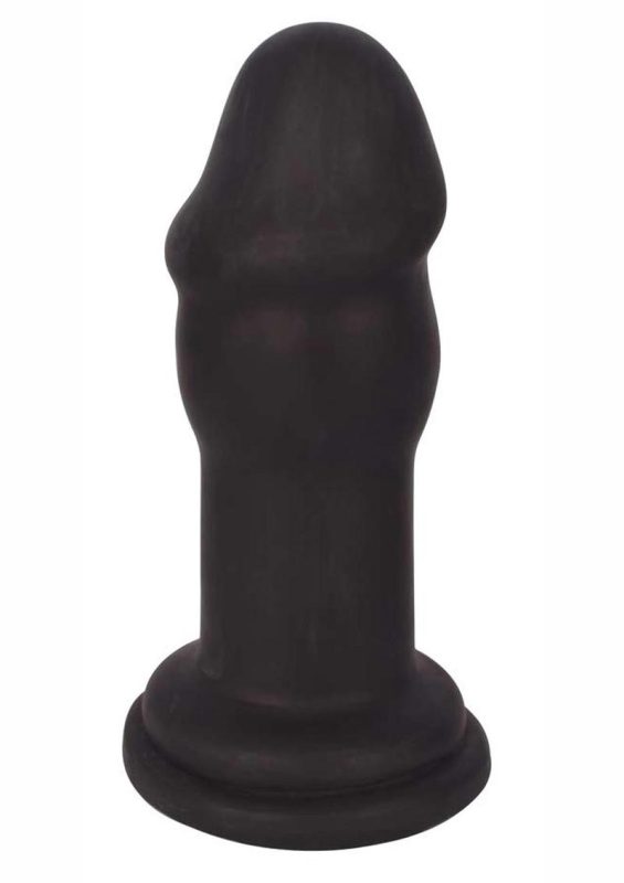 Jock Mega Penis Head Anal Plug - Black