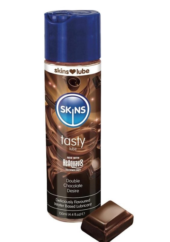 Skins Double Chocolate Water Based Lubricant 4.4oz