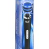 Zeus Electrosex E-Stim Vibrating Silicone Wand Massager - Black/Blue