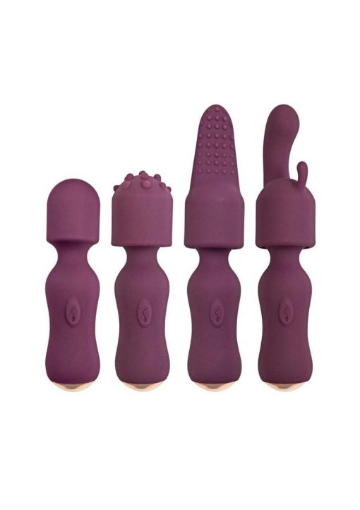 Lovers Kits Temptation Rechargeable Silicone Vibrator - Eggplant