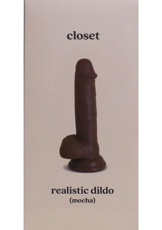Closet Realistic Dildo 5in Mocha