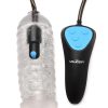 LoveBotz Mini Handheld Rechargeable Milker - Black/Blue/Clear