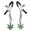 Charmed Mary Jane Nipple Clamps - Green/Silver