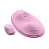 Inmi The Pulse Slider Pulsing and Vibrating Rechargeable Silicone Pad with Remote Control - Pink