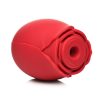 Bloomgasm Mystic Rose Rechargeable Silicone Sucking and Vibrating Clitoral Stimulator - Red