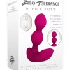 Zero Tolerance Bubble Butt Silicone Inflatable Rechargeable Anal Plug with Remote Control - Red