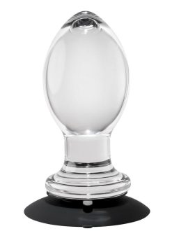 Gender X Crystal Ball Glass Plug - Clear