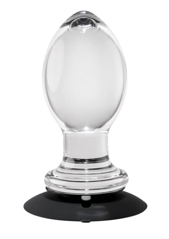 Gender X Crystal Ball Glass Plug - Clear