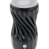 Playboy Solo Rechargeable Textured Stroker - Black