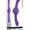 Our Gyro Vibe Rechargeable Silicone Dual End Vibrator - Purple