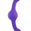 Our Gyro Vibe Rechargeable Silicone Dual End Vibrator - Purple