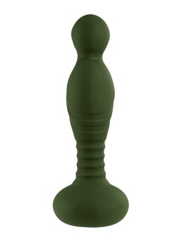 Gender X The General Rechargeable Silicone Vibrator with Remote - Green