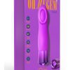 Oh My Gem Charm Rechargeable Silicone Vibrator - Amethyst Purple