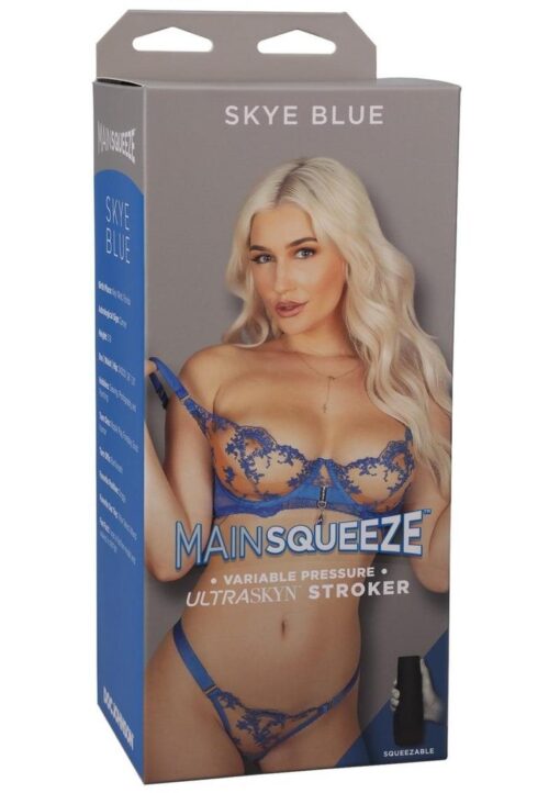 Main Squeeze Skye Blue Ultraskyn Masturbator - Pussy - Vanilla
