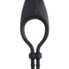 Zero Tolerance Perfect Fit Rechargeable Silicone Vibrating Cock Ring - Black
