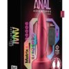 Anal Adventures Matrix Atomic Plug Rechargeable Silicone Anal Plug with Remote - Martian Wine