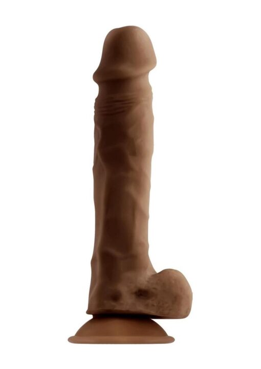 Selopa Natural Feel Dildo 6.5in with Balls - Chocolate