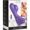 Inmi Ride N` Grind 10X Vibrating Rechargeable Silicone Grinding Clitoral Stimulator with Remote Control - Purple