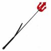 Rouge Devil Leather Riding Crop - Red/Black