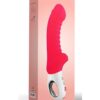 Tiger G5 Silicone Vibrator - India Red