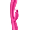 Royals Divine Rechargeable Silicone Rabbit Vibrator - Pink